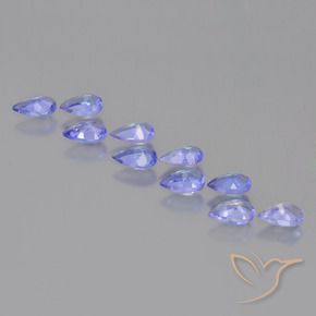 1.98克拉天然坦桑黝帘石，梨形，VS