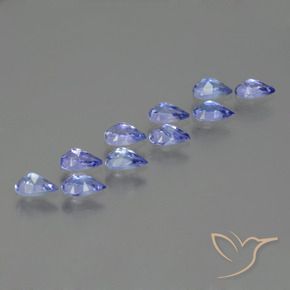 2.37克拉天然坦桑黝帘石，梨形，VS