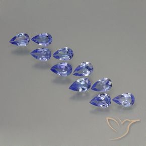 2.16克拉天然坦桑黝帘石，梨形，VS