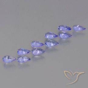 1.98克拉天然坦桑黝帘石，梨形，VS