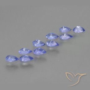 1.85克拉天然坦桑黝帘石，梨形，VS