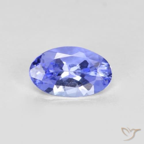 0.39ct 天然 中蓝 坦桑黝帘石, 椭圆形, VS