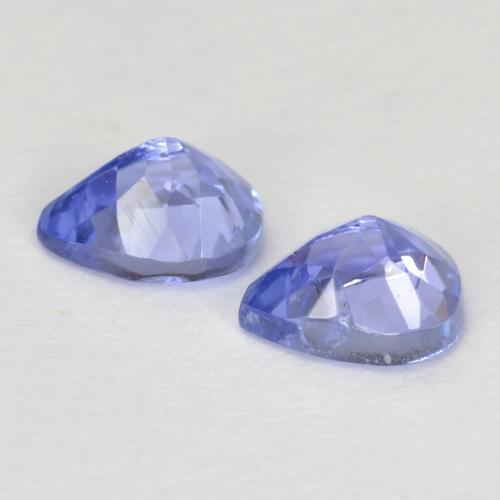 0.73天然坦桑石，梨形，5×4毫米，VS