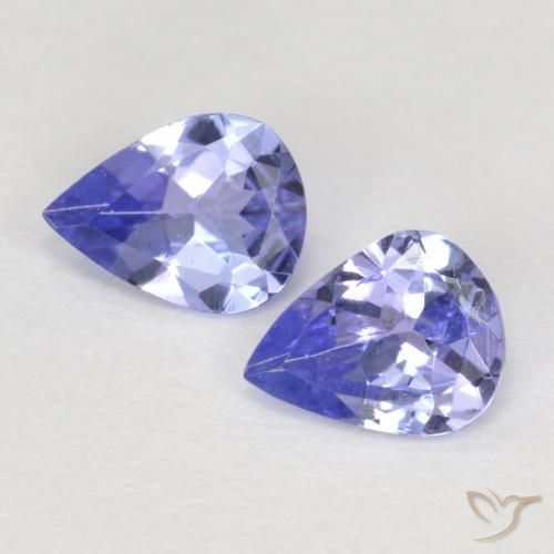 0.56天然坦桑石，梨形，5.2×4.1毫米，VVS-VS