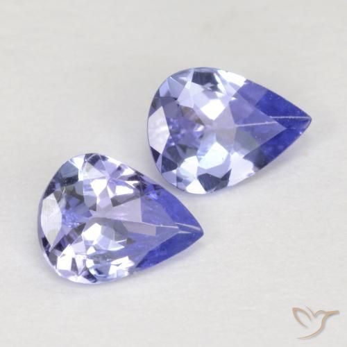 0.56天然坦桑石，梨形，5.2×4.1毫米，VVS-VS
