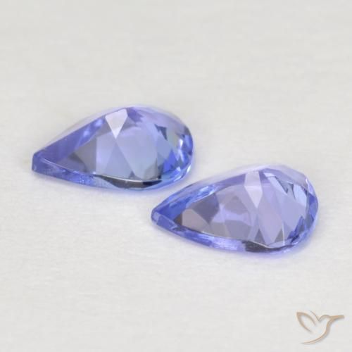 0.56天然坦桑石，梨形，5.2×4.1毫米，VVS-VS