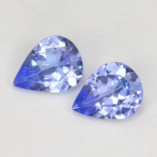 0.56天然坦桑石，梨形，5.1×4.1毫米，VVS-VS