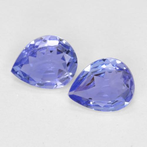 0.51天然坦桑石，梨形，4.9×4毫米，VVS-VS