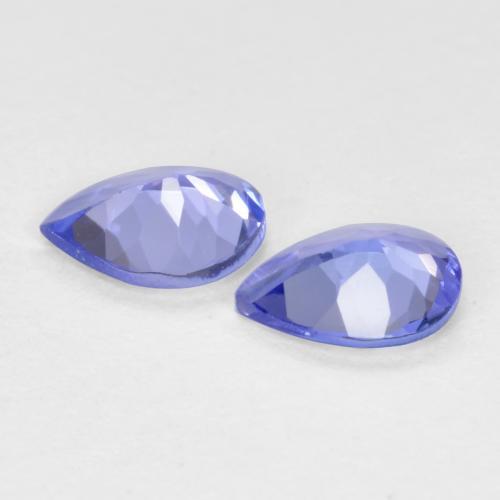 0.51天然坦桑石，梨形，4.9×4毫米，VVS-VS