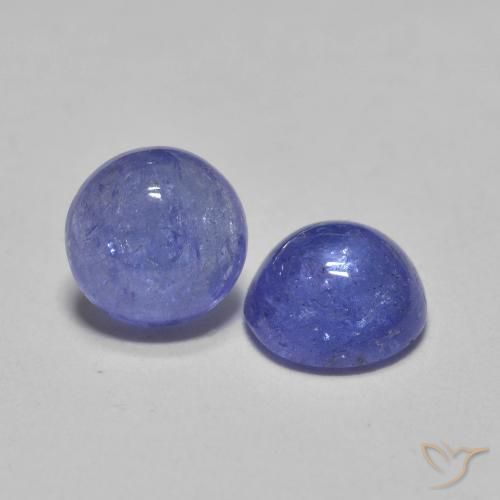 1.13克拉天然坦桑黝帘石，圆形的，半透明