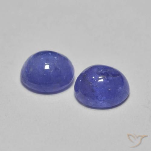 1.13克拉天然坦桑黝帘石，圆形的，半透明