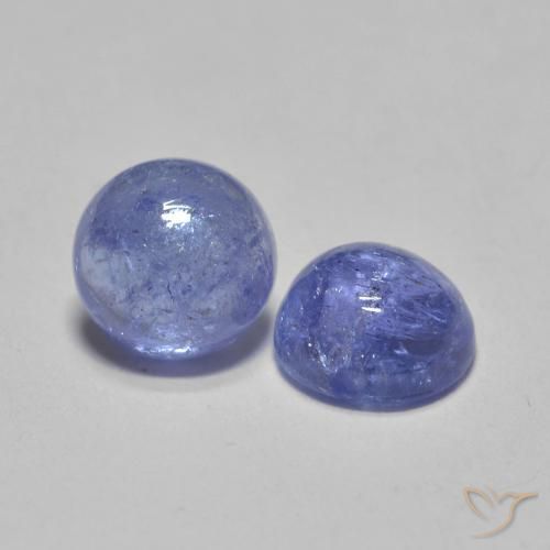 1.33克拉天然坦桑黝帘石，圆形的，半透明