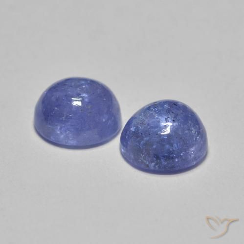 1.33克拉天然坦桑黝帘石，圆形的，半透明