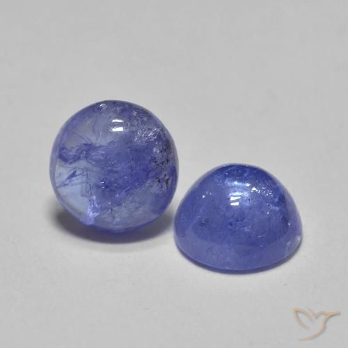 1.18克拉天然坦桑黝帘石，圆形的，半透明