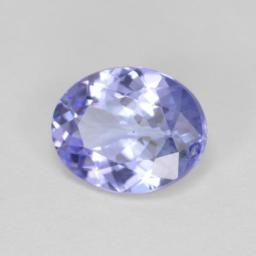 1.91克拉天然坦桑石，椭圆形切割，8.9×7.1毫米，VVS-VS