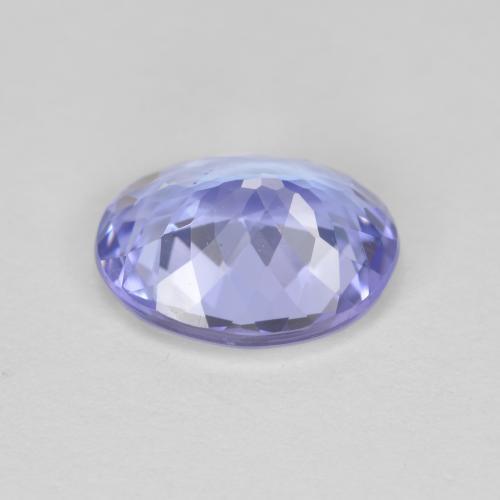 1.91克拉天然坦桑石，椭圆形切割，8.9×7.1毫米，VVS-VS