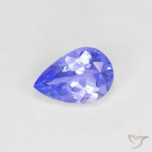 0.48ct 天然 中蓝 坦桑黝帘石, 梨形, VS