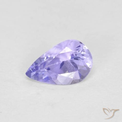 0.44ct 天然 浅蓝色 坦桑黝帘石, 梨形, VVS-VS