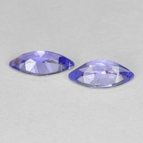 0.75天然坦桑石，马眼形，7×3.4毫米，VS