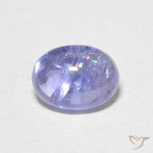 1.83ct 天然 深紫蓝色 坦桑黝帘石, 椭圆形, 透明