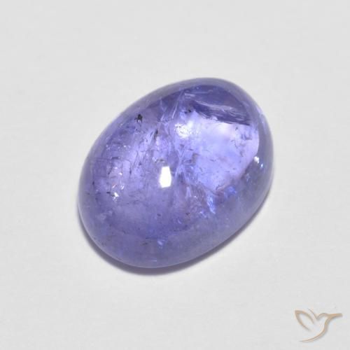1.95ct 天然 深紫蓝色 坦桑黝帘石, 椭圆形, 透明