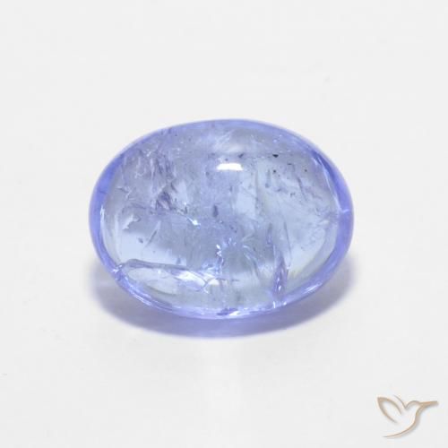 1.62ct 天然 电蓝 坦桑黝帘石, 椭圆形, 透明