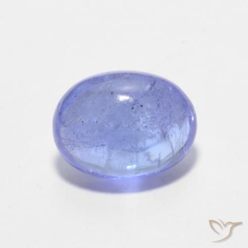 1.72ct 天然 深紫蓝色 坦桑黝帘石, 椭圆形, 透明