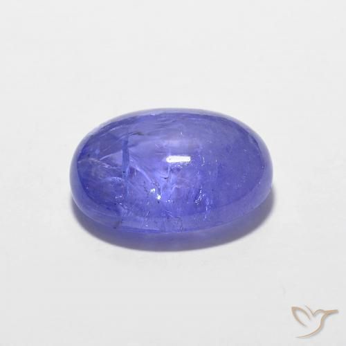 3.01克拉天然坦桑黝帘石，椭圆形，透明