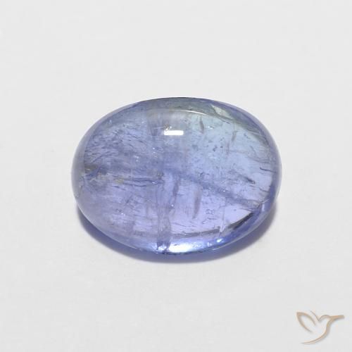 1.70ct 天然 深紫蓝色 坦桑黝帘石, 椭圆形, 透明