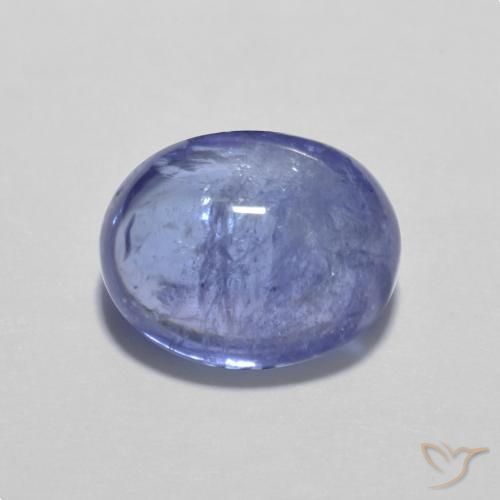3.59ct 天然 深紫蓝色 坦桑黝帘石, 椭圆形, 透明