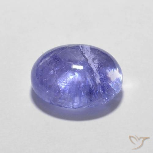 3.80克拉天然坦桑黝帘石，椭圆形，透明