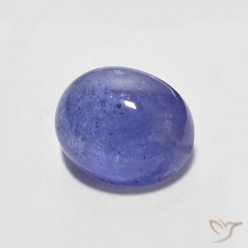 2.89克拉天然坦桑黝帘石，椭圆形，半透明