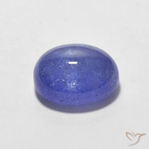 2.89克拉天然坦桑黝帘石，椭圆形，半透明