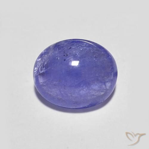 2.19ct 天然 紫色 坦桑黝帘石, 椭圆形, 半透明