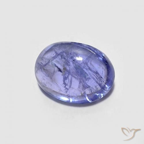 1.59ct 天然 深紫蓝色 坦桑黝帘石, 椭圆形, 透明