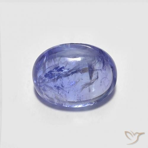 1.88ct 天然 深紫蓝色 坦桑黝帘石, 椭圆形, 透明