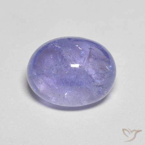 4.05ct 天然 银蓝色 坦桑黝帘石, 椭圆形, 透明