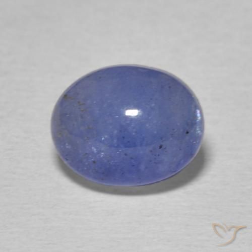 2.55ct 天然 深紫蓝 坦桑黝帘石, 椭圆形, 半透明