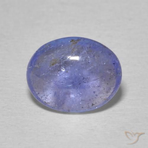 2.40ct 天然 深紫蓝色 坦桑黝帘石, 椭圆形, 透明