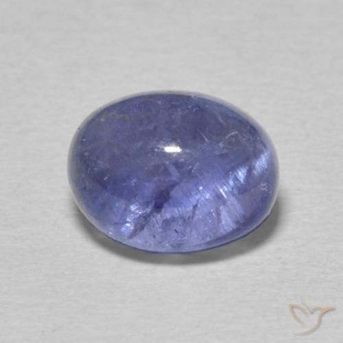 2.99ct 天然 深紫蓝色 坦桑黝帘石, 椭圆形, 透明