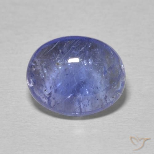 3.62ct 天然 深蓝色 坦桑黝帘石, 椭圆形, 透明