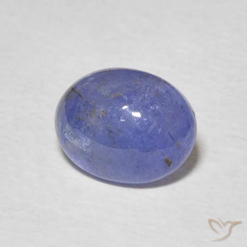 2.39克拉天然坦桑黝帘石，椭圆形，半透明