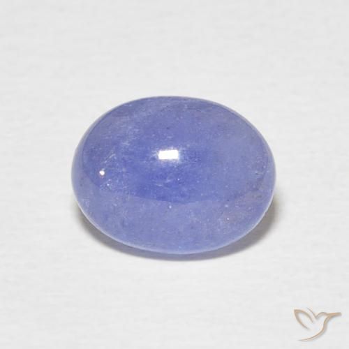 2.19ct 天然 深紫蓝色 坦桑黝帘石, 椭圆形, 半透明