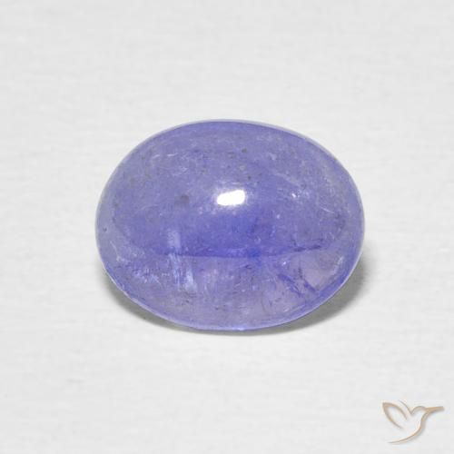 2.00ct 天然 淡蓝色 坦桑黝帘石, 椭圆形, 透明