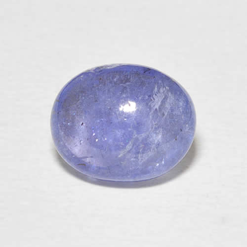 2.45ct 天然 浅蓝色 坦桑黝帘石, 椭圆形, 透明