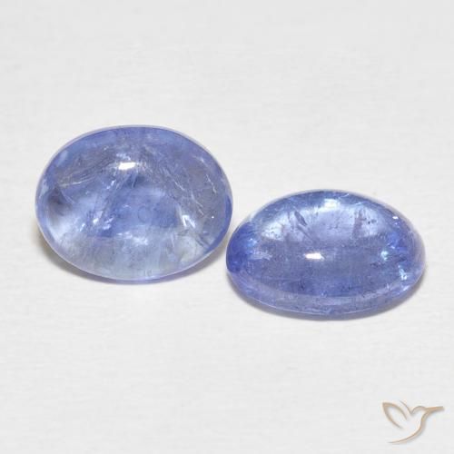 6.45克拉天然坦桑黝帘石，椭圆形，透明