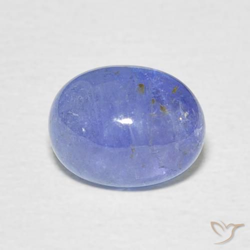 2.71ct 天然 深紫蓝色 坦桑黝帘石, 椭圆形, 半透明