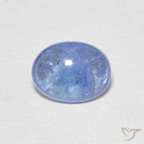 1.46ct 天然 浅紫蓝色 坦桑黝帘石, 椭圆形, 透明