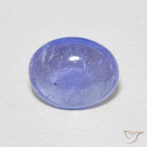 2.09ct 天然 深紫蓝色 坦桑黝帘石, 椭圆形, 透明