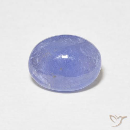 2.17ct 天然 紫罗兰蓝色 坦桑黝帘石, 椭圆形, 半透明
